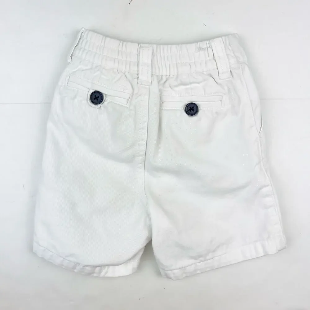 Gymboree White Cotton Shorts Size 3-6 Months Easter 2011 Spring Social